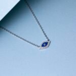 Midnight Halo Evil Eye Chain