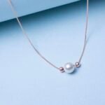 Rosé Luna Pearl Chain