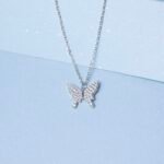 Sparkling Butterfly Pendant Chain