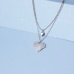 Sterling Silver Dual Heart Layered Necklace