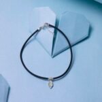 Leaf Charm Cord Anklet